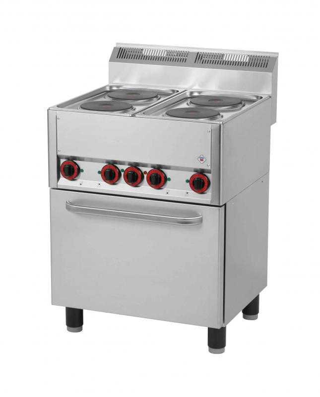SPT 60 ELS 230V - Electric range with 4 plates and oven