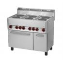 SPT 90 ELS 230V - Electric range with 6 plates and oven
