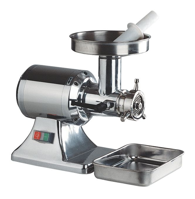 TC 12 / 230 V Meat Mincer in metal body, 140 kg meat/hour