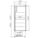 SCh-1/700 LUNA | Chladnička s plnými dverami