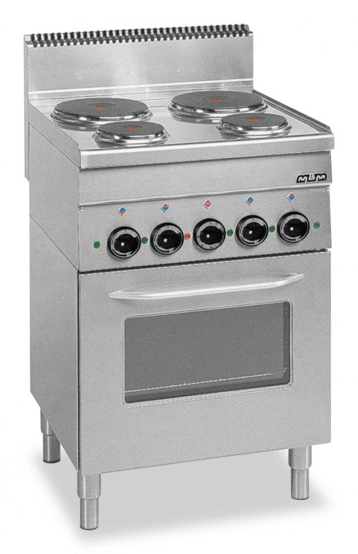 E4F6 - Electric range with 4 plates and oven