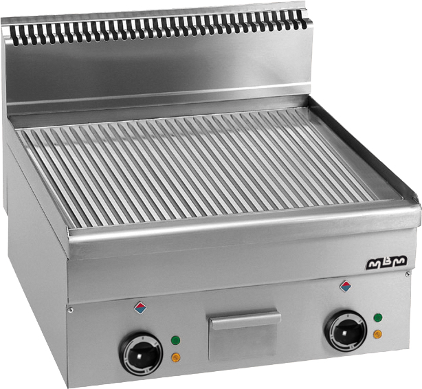 EFT66R - Electric grill ribbed