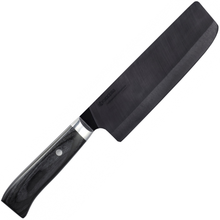 JPN-161-BK-Nakiri | Kyocera keramický nôž s drevenou rukoväťou Nakiri, 16 cm