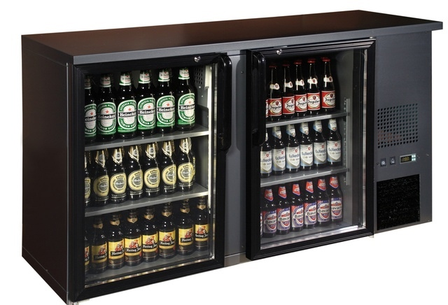 TC BB2GD | Barová chladnička s dvomi sklenenými dverami (s agregátom)