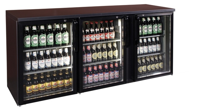 TC BB3GDR | Triple glass door bar cooler (without aggregate)