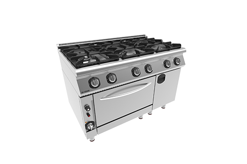 7KG 33 - 6 plate gas burner with oven