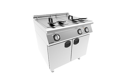7FE 20 - Electric fryer with base cabinet (12+12lt)
