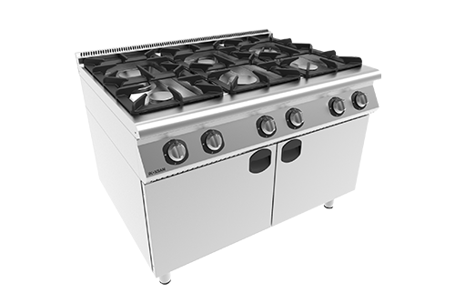 9KG 30 - Oven with 6 burners