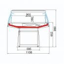 Arrow 190 C Max | Refrigerated lockable island (D)