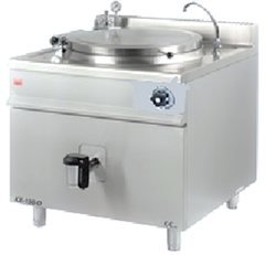 KP-150-O | Steam boiling pan with round cooking tank