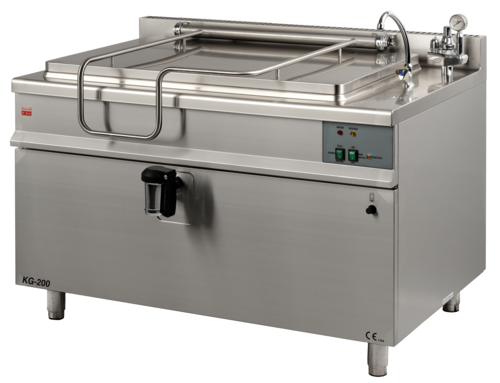 KG-300 | Gas boiling pan with square cooking tank