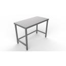 400x600x850 | Stainless steel worktable with connected legs
