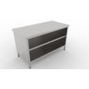 Stainless steel storage table 700 mm