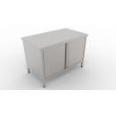 600-series | Stainless steel storage table with door