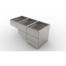 600/700 series | Stainless steel built-in drawers
