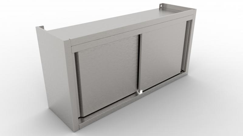 800x400x600 | Nerezová nástenná skrinka s posuvnými dverami
