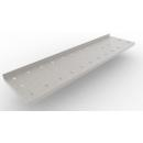Stainless steel perforated shelf 300 mm