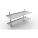 300 | Stainless steel 2-level adjustable shelf