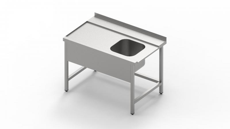 700x700x850 | Nerezový vstupný stôl k umývačke
