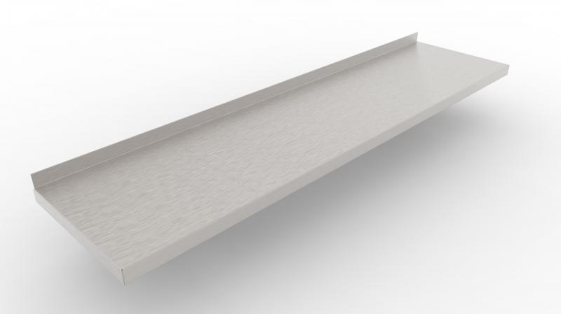 900x300 | Nerezová nástenná polica