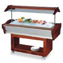 SB-N-IC 220 | Neutral saladbar with ice cooling 6x GN 1/1