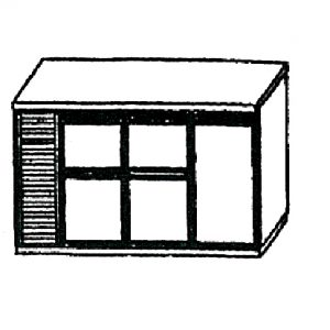 SL | Chladiaci stôl so 4 zásuvkami a 1 dverami