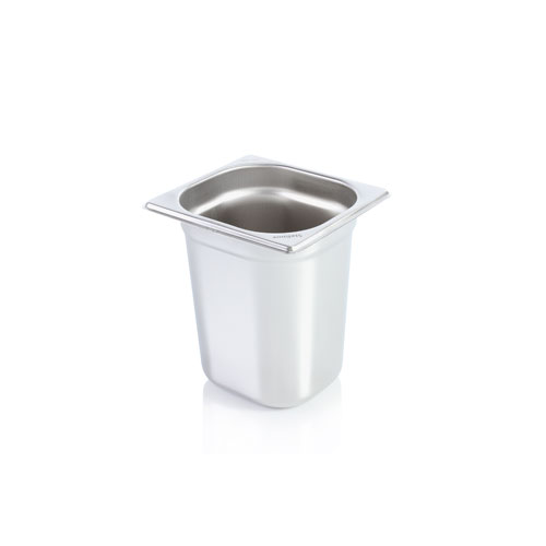 GN container 1/6 - 200 mm, stainless steel - 2,9 Lts