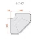 LCT TUCANA 01 EXT90 | External corner counter 90°