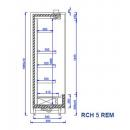RCH 5 REM - 0.7 | Chladiaci prístenný pult bez agregátu (V)