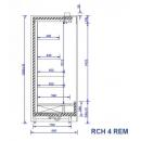 RCH 4 REM - 1.0 | Chladiaci prístenný pult bez agregátu