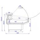 WCH IM 1,3 | Counter with curved glass