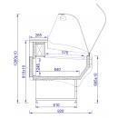 WCH GNN 1.5 | Counter with curved glass