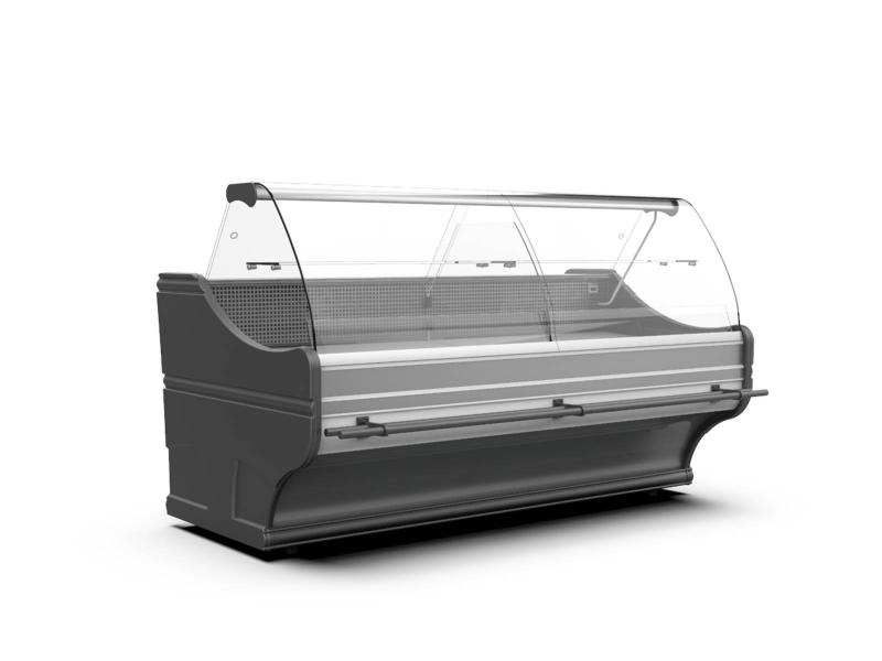 WCh-6/1B Wega 1570 ZZ | Counter with curved glass without aggr.(S)