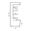 RCH-3 1330 SYRIUSZ | Refrigerated shelving