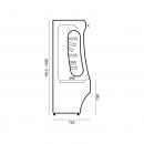 RCH-1/B 1570 REGULUS | Refrigerated shelving