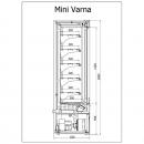 R-1 MVR 60/60 MINI VARNA | Prístenný chladiaci pult