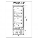 R-1 VR 90/80 VARNA | Prístenný chladiaci pult s posuvnými dverami
