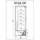 R-1 RG 100/80 RYGA | Prístenný pult s posuvnými dverami