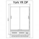 R-1 YR 100/70 YORK | Refrigerated wall cabinet