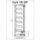 R-1 YR 100/80 YORK | Refrigerated wall cabinet