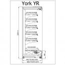 R-1 YR 375/80 YORK | Refrigerated wall cabinet