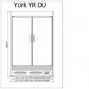 R-1 YR 100/90 YORK | Refrigerated wall cabinet