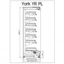 R-1 YR 250/70 YORK PLUS | Refrigerated wall cabinet