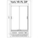 R-1 YR 100/90 YORK PLUS | Refrigerated wall cabinet