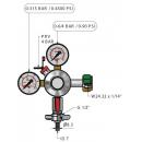 Redukčný ventil na dusík 791-961, 0-6/4 bar