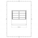 C-1 CL 130/NE CARMELLA | Neutral confectionery counter