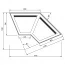 C-1 CL NZ/90/NE CARMELLA | Neutral external corner counter (90°)