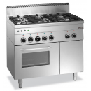 G6SFA6 - 6 burner gas cooker with electric oven