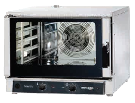 FEM04NEMIDV - Mechanical convection oven with and without water injection system 4 GN 1/1