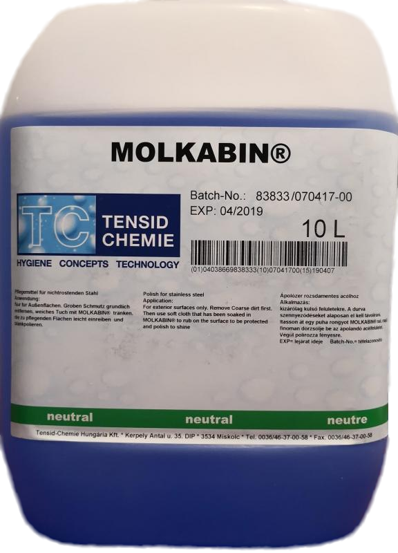 MOLKABIN - Conditioner for stainless steel